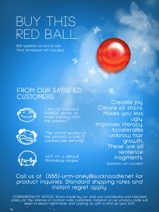 ball advertisement