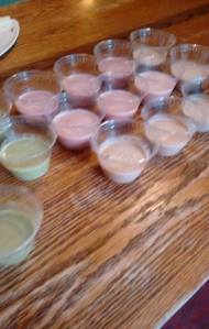 smoovies, of strawberries, bananas, spinach, and Soylent